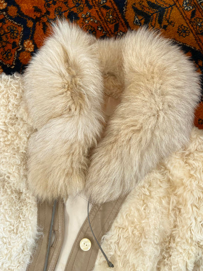 Vintage 1970s Cream Penny Lane Coat