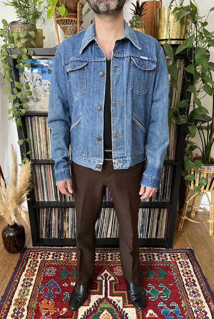 Vintage 1970s Wrangler No Fault Denim Jacket