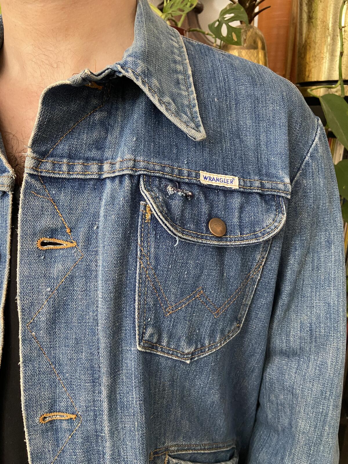 Vintage 1970s Wrangler No Fault Denim Jacket