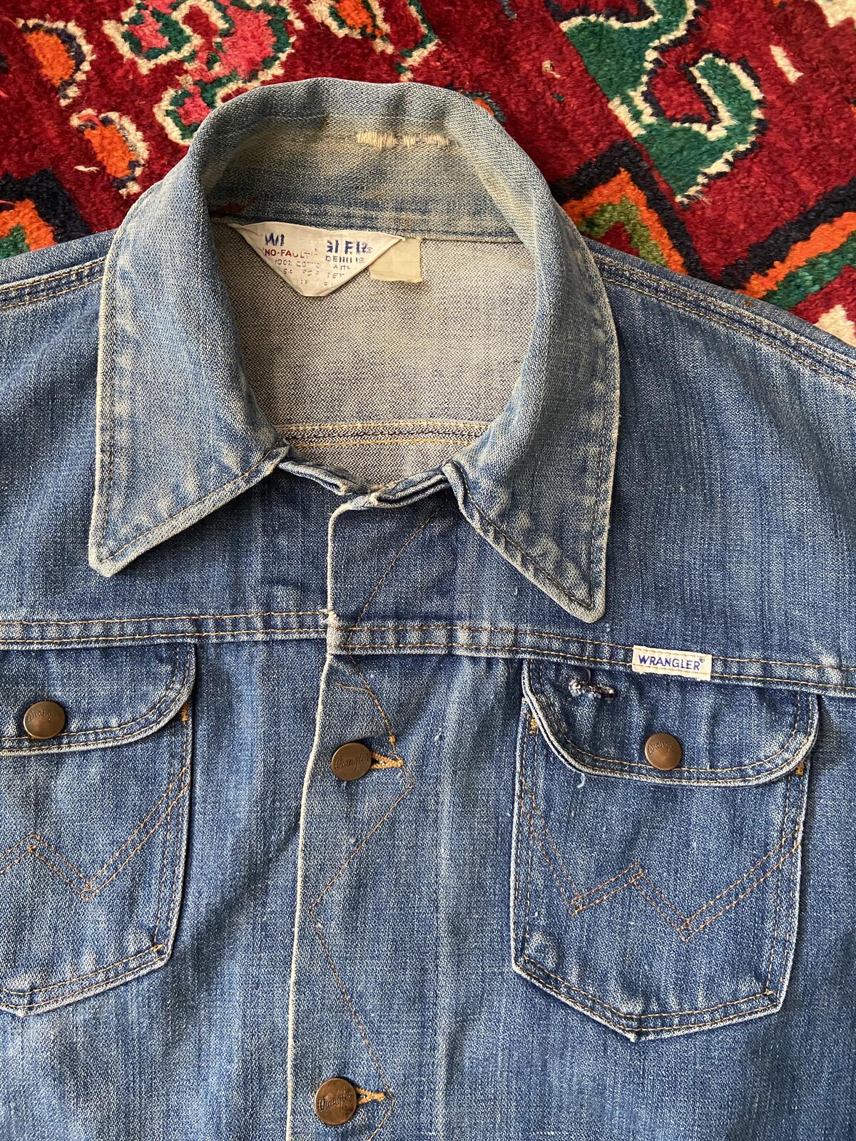 Vintage 1970s Wrangler No Fault Denim Jacket