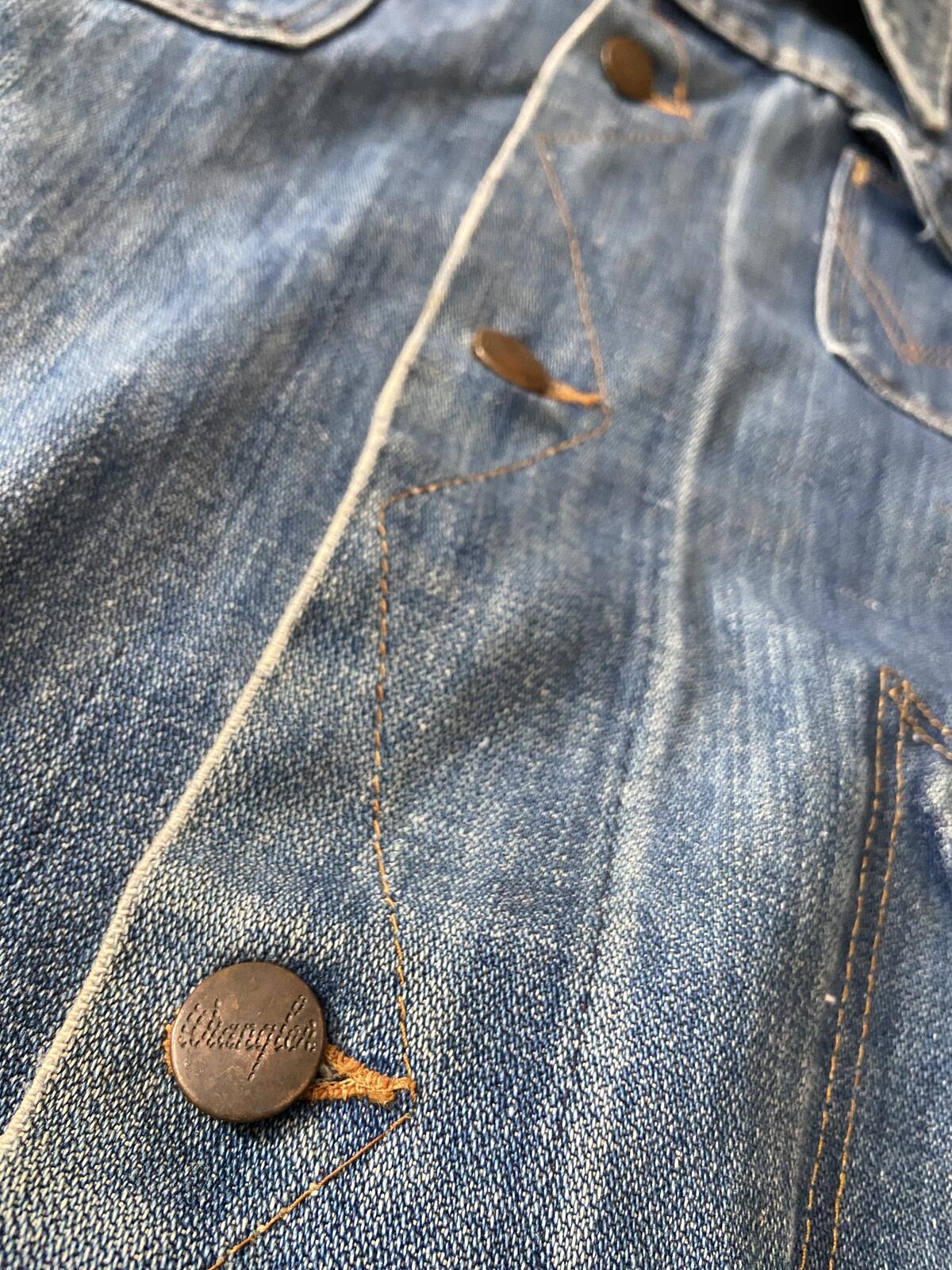 Vintage 1970s Wrangler No Fault Denim Jacket