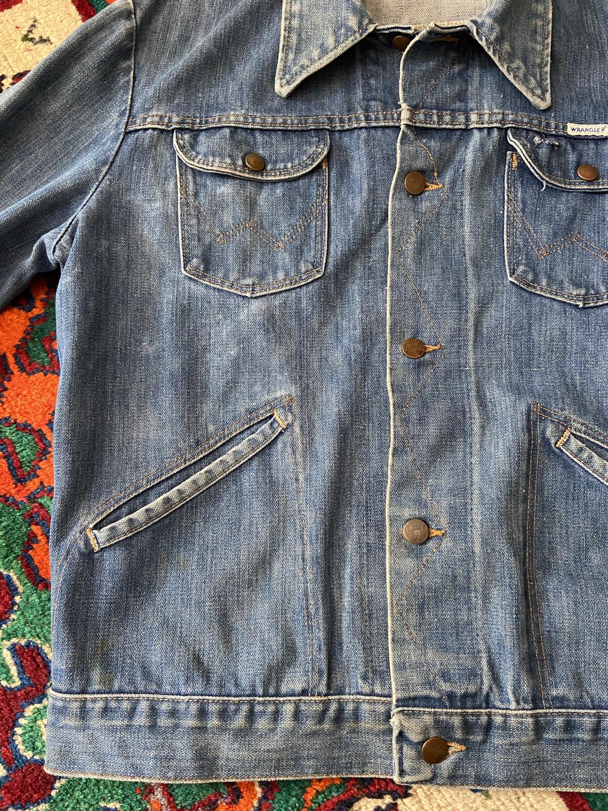 Vintage 1970s Wrangler No Fault Denim Jacket