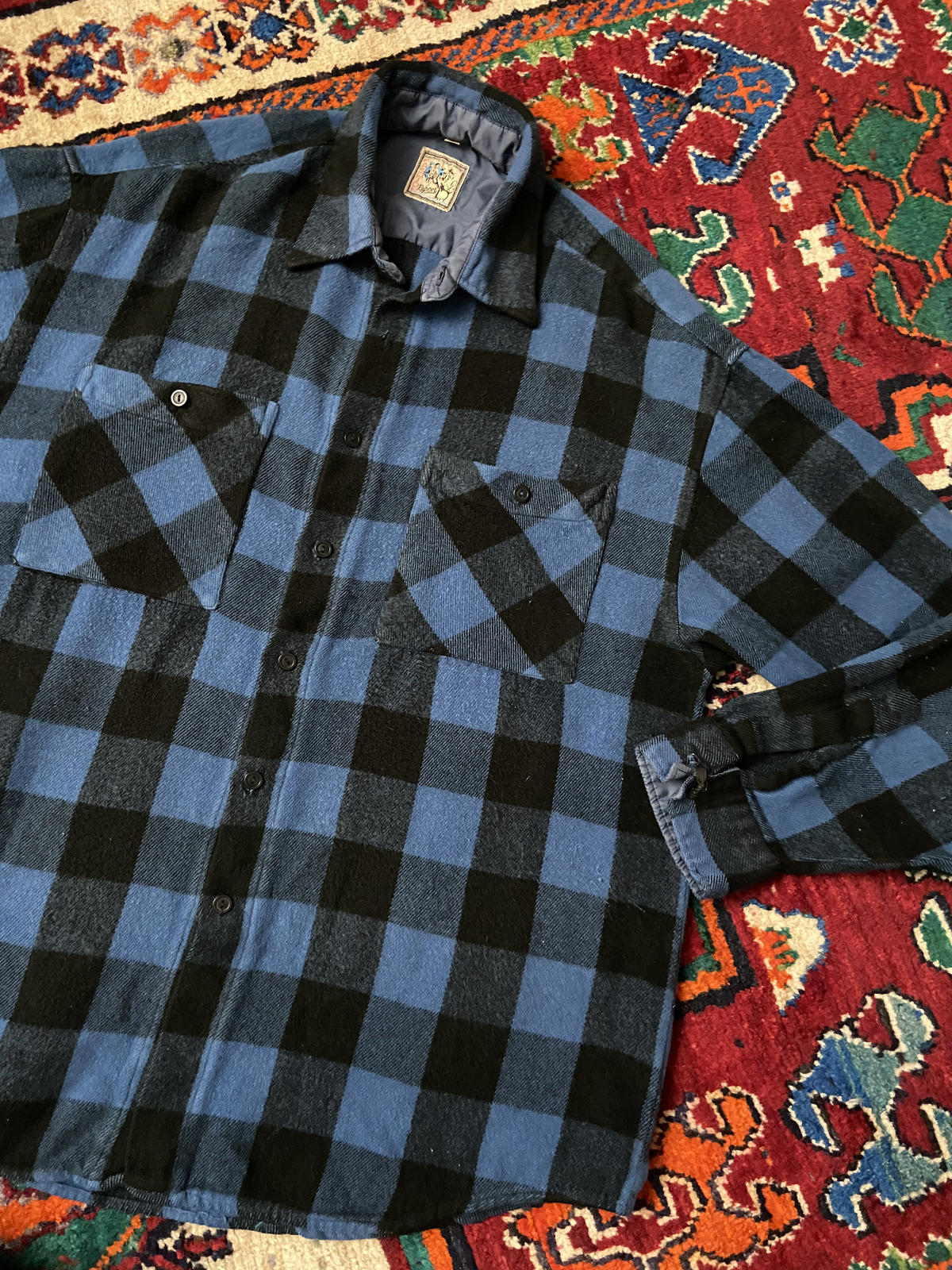 Vintage 1980s C&A Plaid Shirt