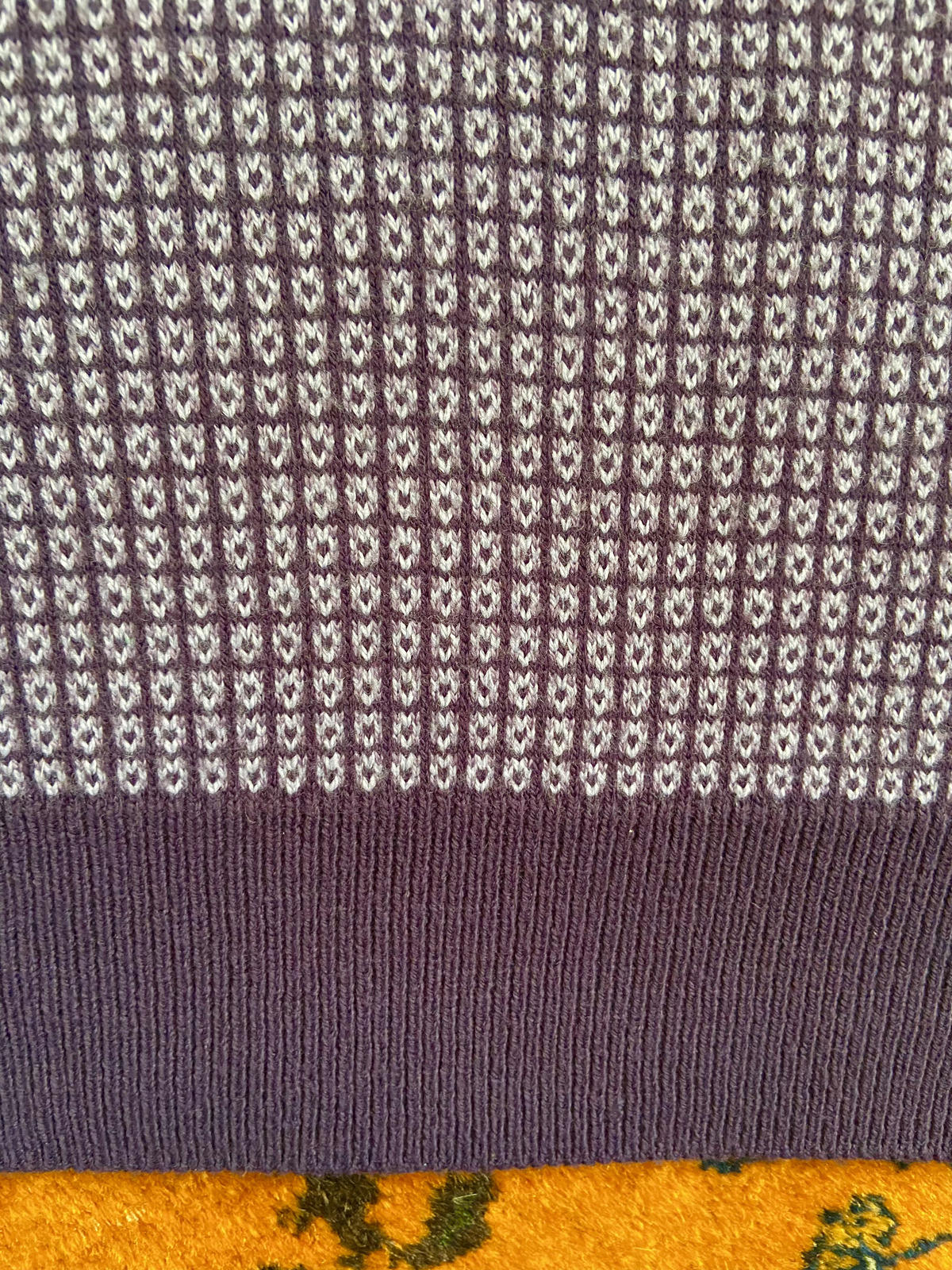 Vintage Purple Knitted Tank Top