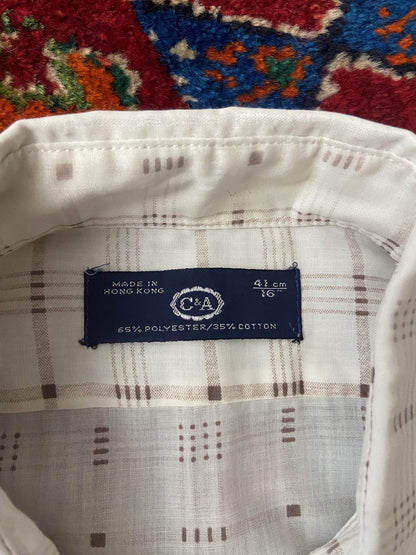 Vintage 1970s C&A Patterned Shirt