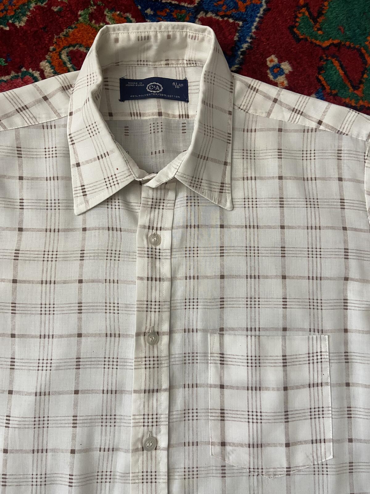 Vintage 1970s C&A Patterned Shirt