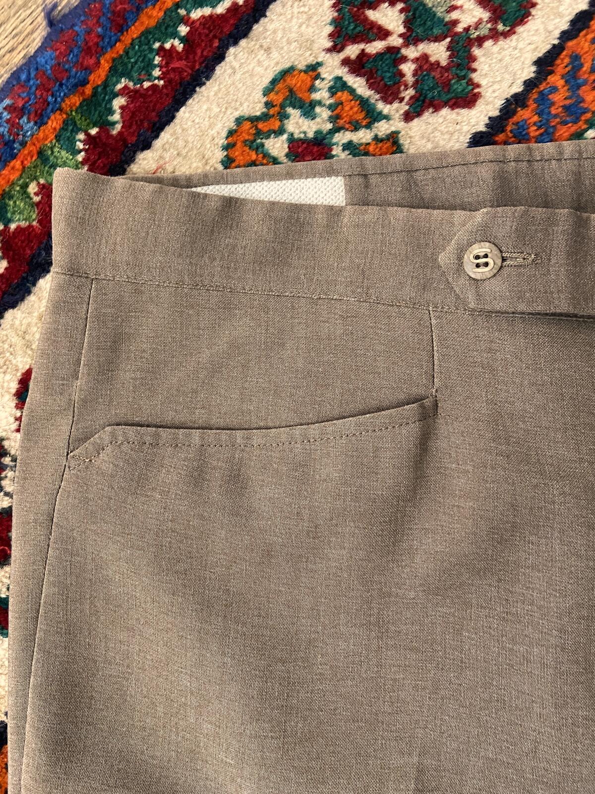 Vintage 1970s Beige Sansabelt Trousers