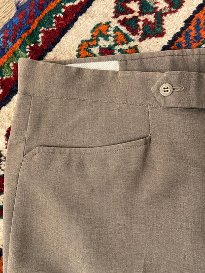 Vintage 1970s Beige Sansabelt Trousers