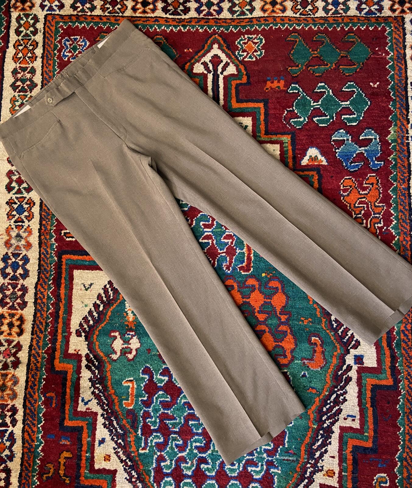 Vintage 1970s Beige Sansabelt Trousers
