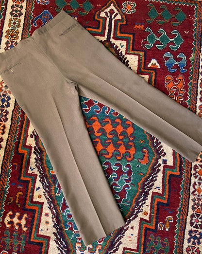 Vintage 1970s Beige Sansabelt Trousers