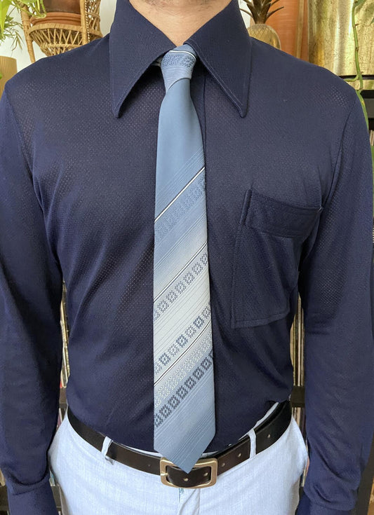 Vintage 1970s St Michael Woven Pattern Tie