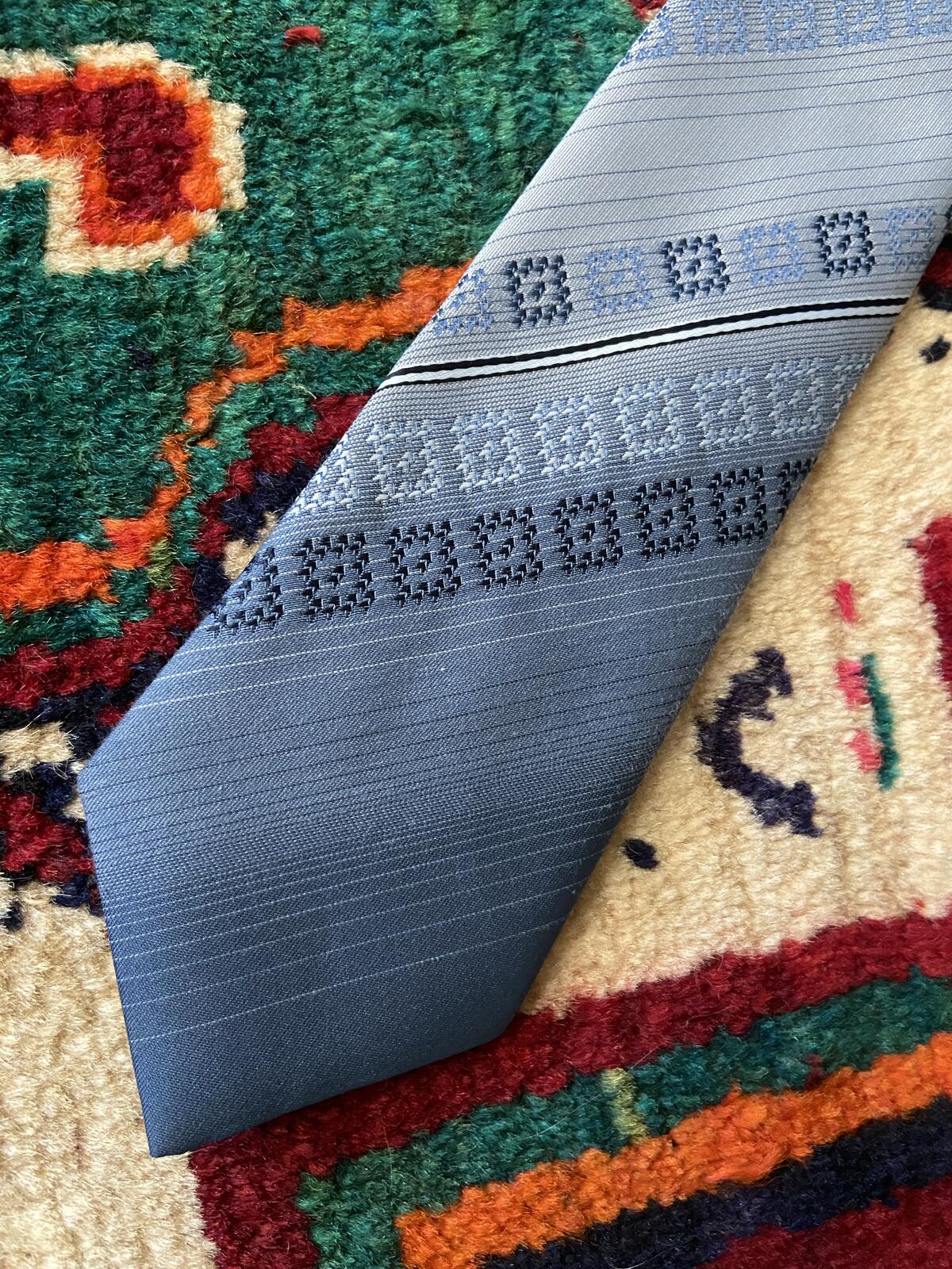 Vintage 1970s St Michael Woven Pattern Tie