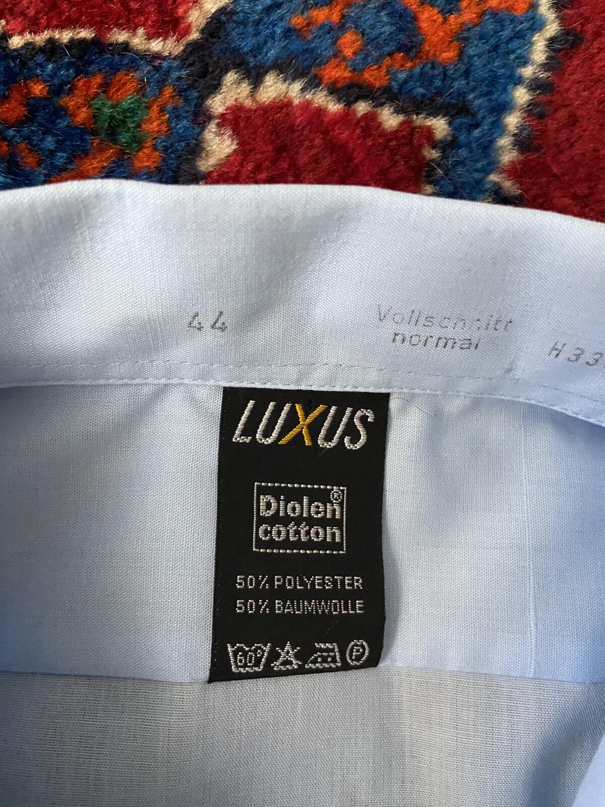 Vintage 1970s Light Blue Dagger Collar Shirt