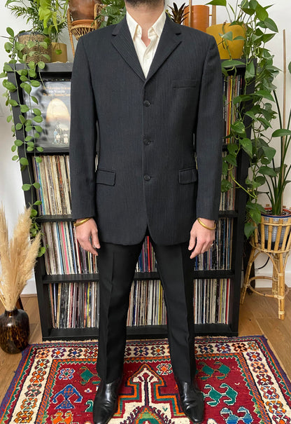 Vintage 1980s Hector Powe Mod Pinstripe Jacket