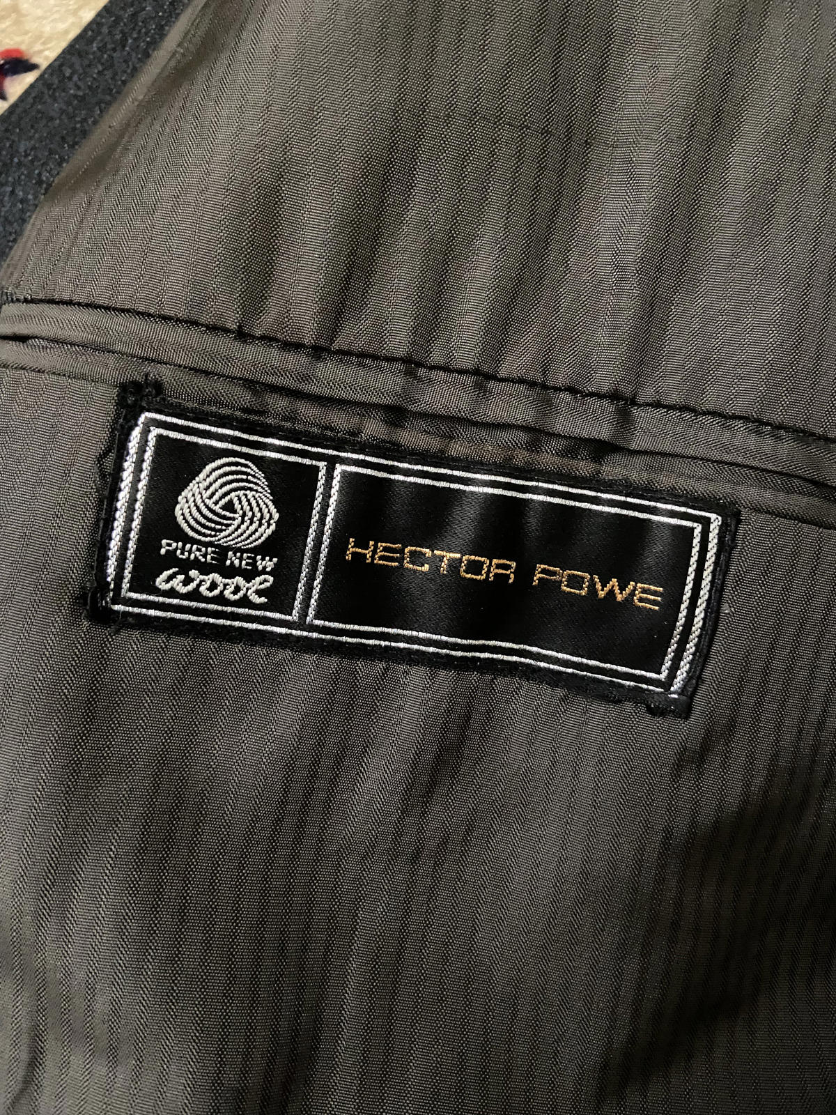 Vintage 1980s Hector Powe Mod Pinstripe Jacket