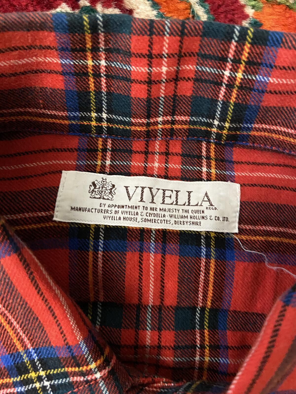 Vintage 1970s Red Tartan Plaid Shirt