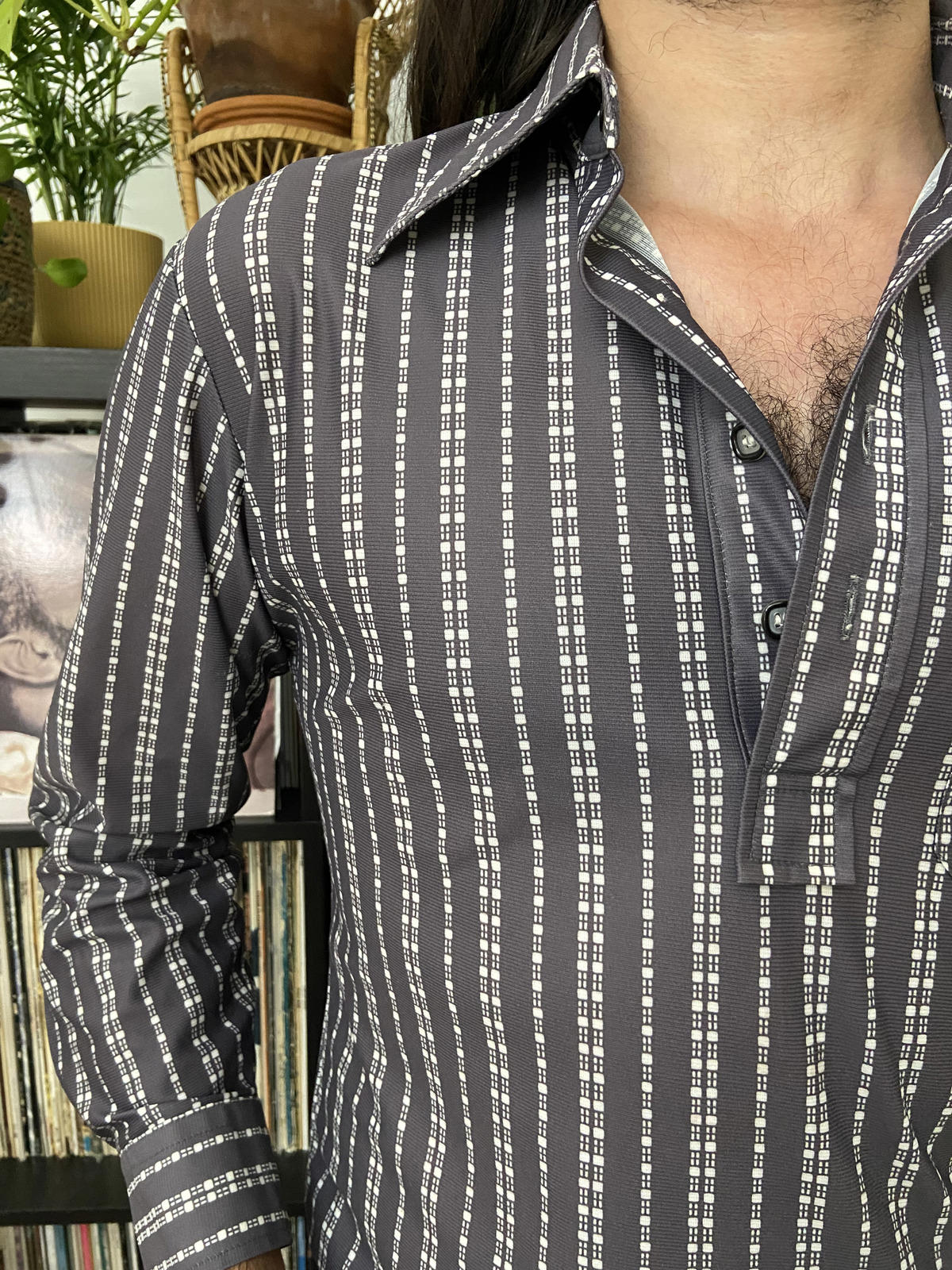Vintage 1970s Japanese Jersey Top