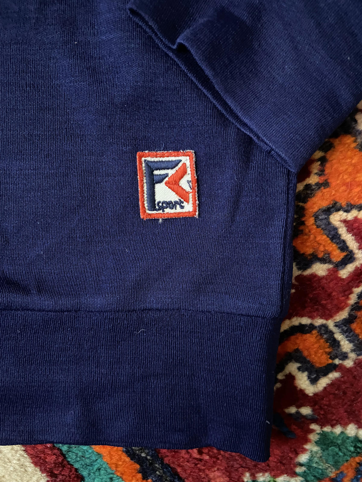Vintage 1980s FC Sport Blue & Navy Track Top
