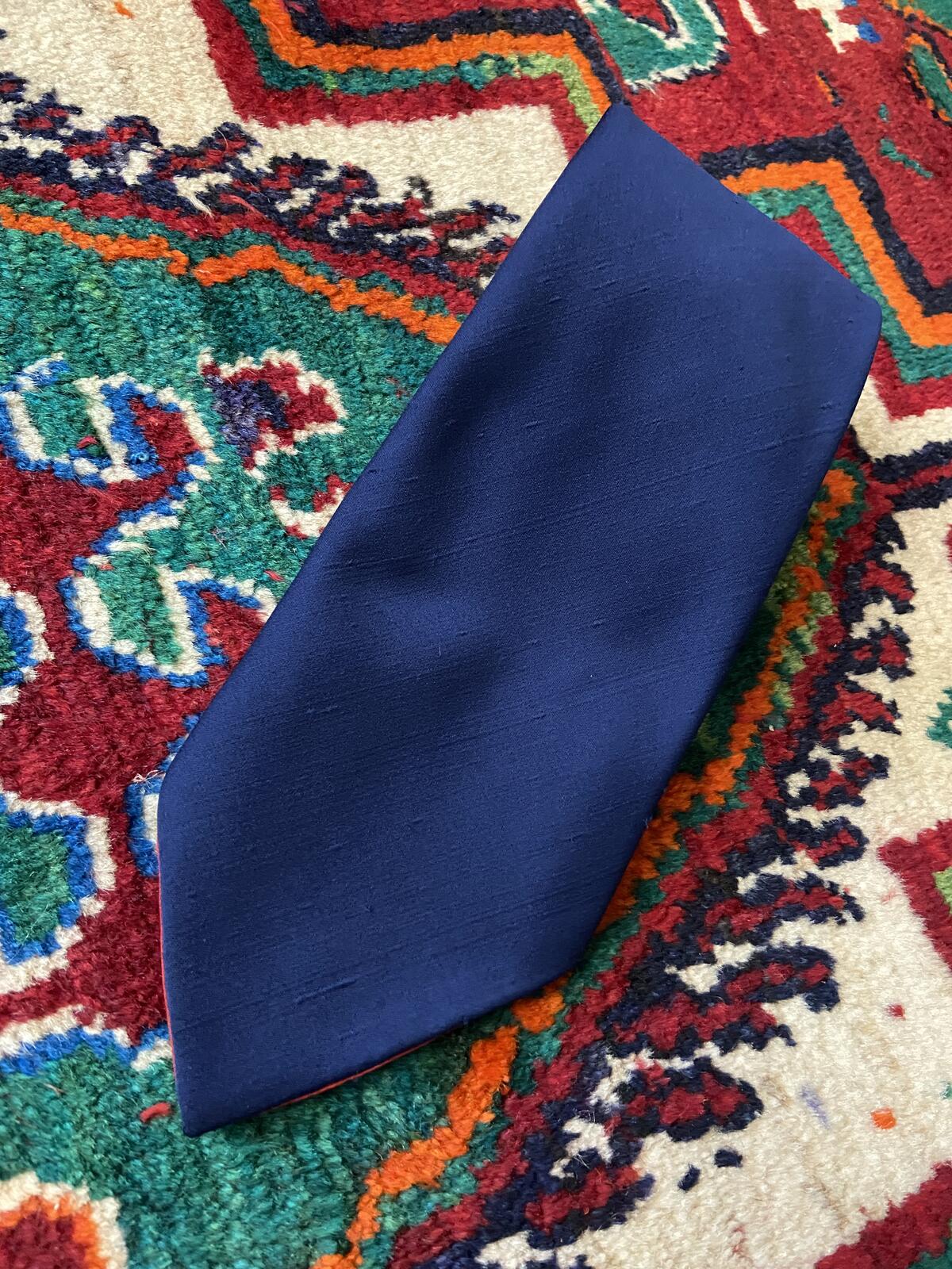 Vintage 1970s Navy Kipper Tie