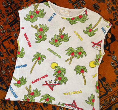 Vintage 1980s Snoopy Holiday T-Shirt