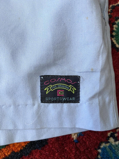 Vintage 1970s Baby Blue Tennis Shorts