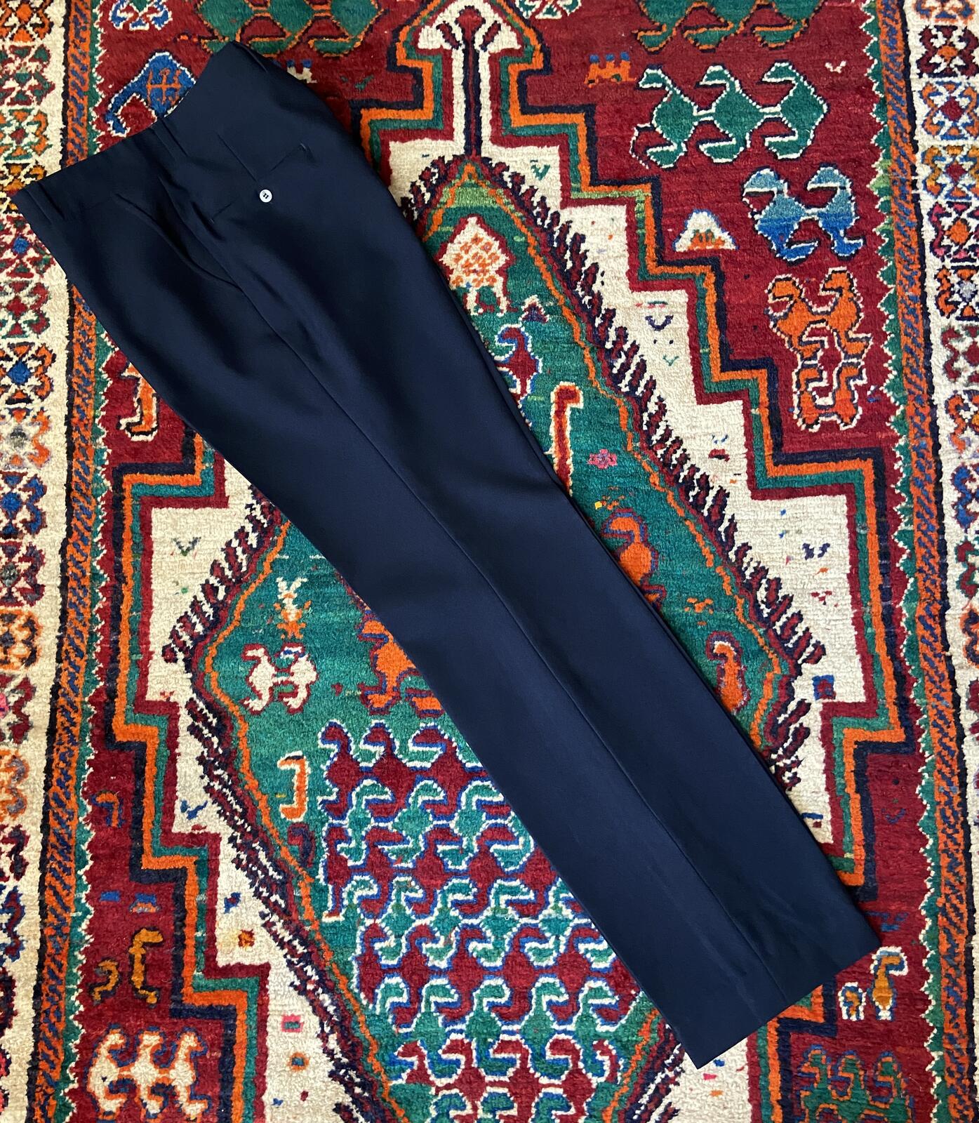 Vintage 1970s Navy Sears Dress Trousers W34 / L33.5
