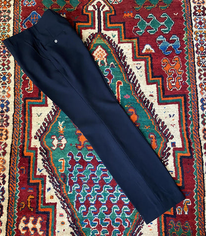 Vintage 1970s Navy Sears Dress Trousers W34 / L33.5