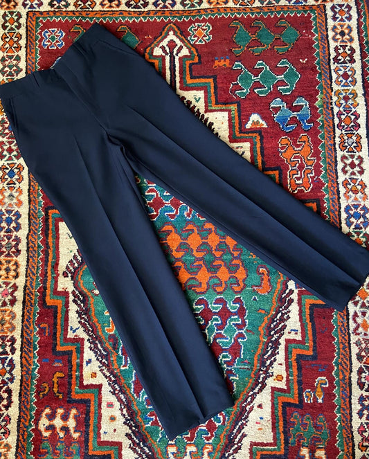 Vintage 1970s Navy Sears Dress Trousers W34 / L33.5