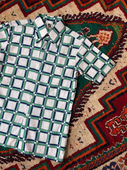 Vintage 1970s XS Dagger Collar Shirt
