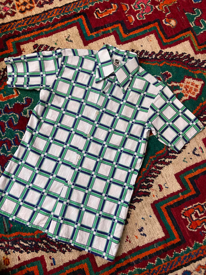 Vintage 1970s XS Dagger Collar Shirt