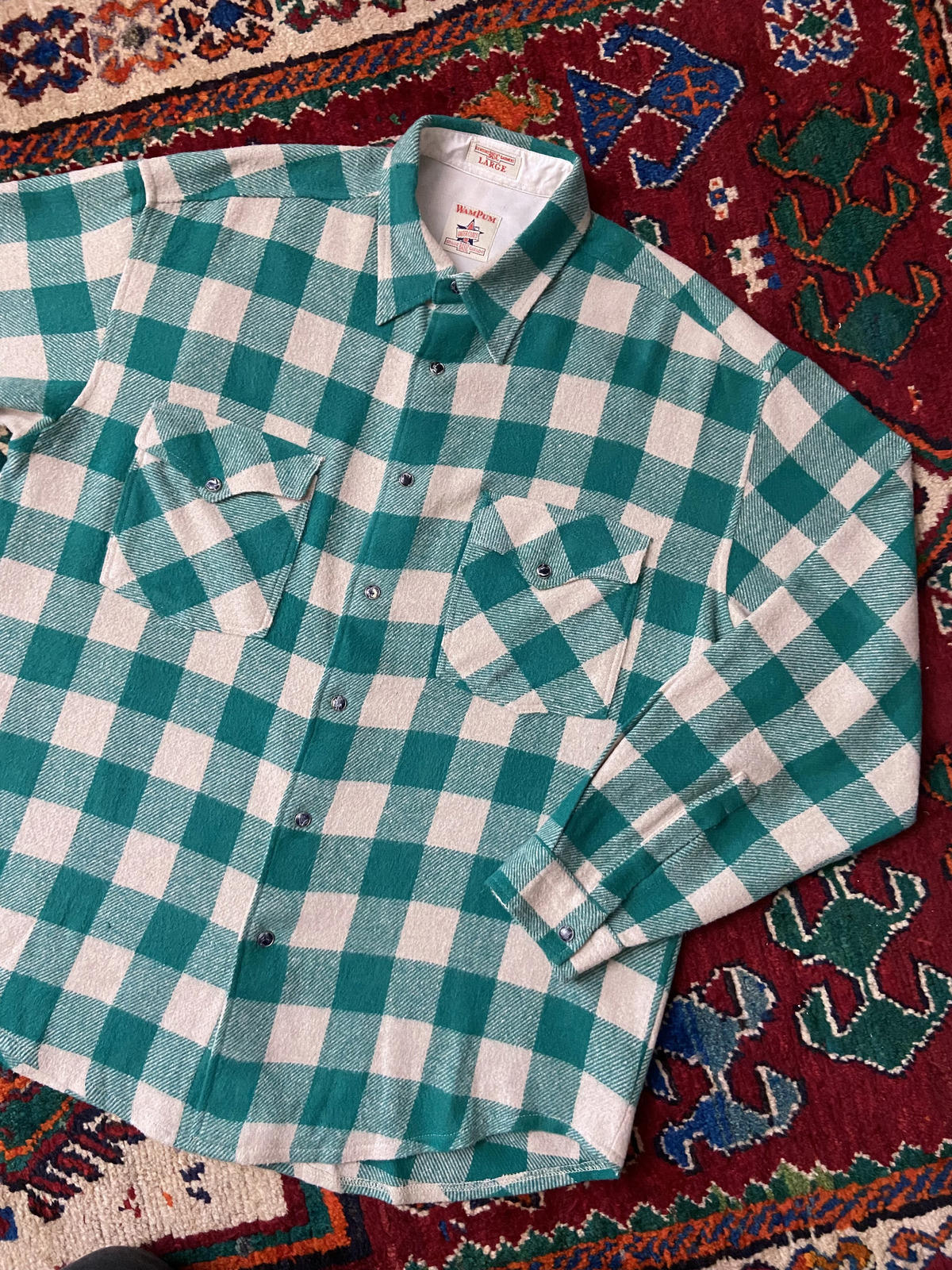 Vintage 90s Western Fleece Shirt