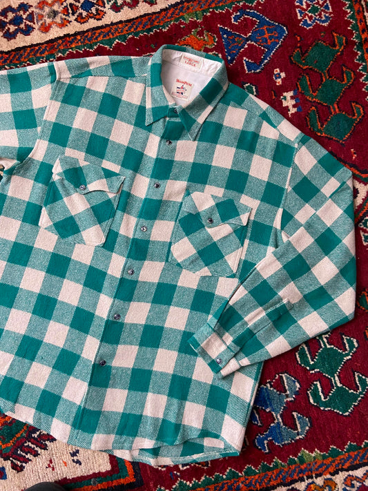 Vintage 90s Western Fleece Shirt
