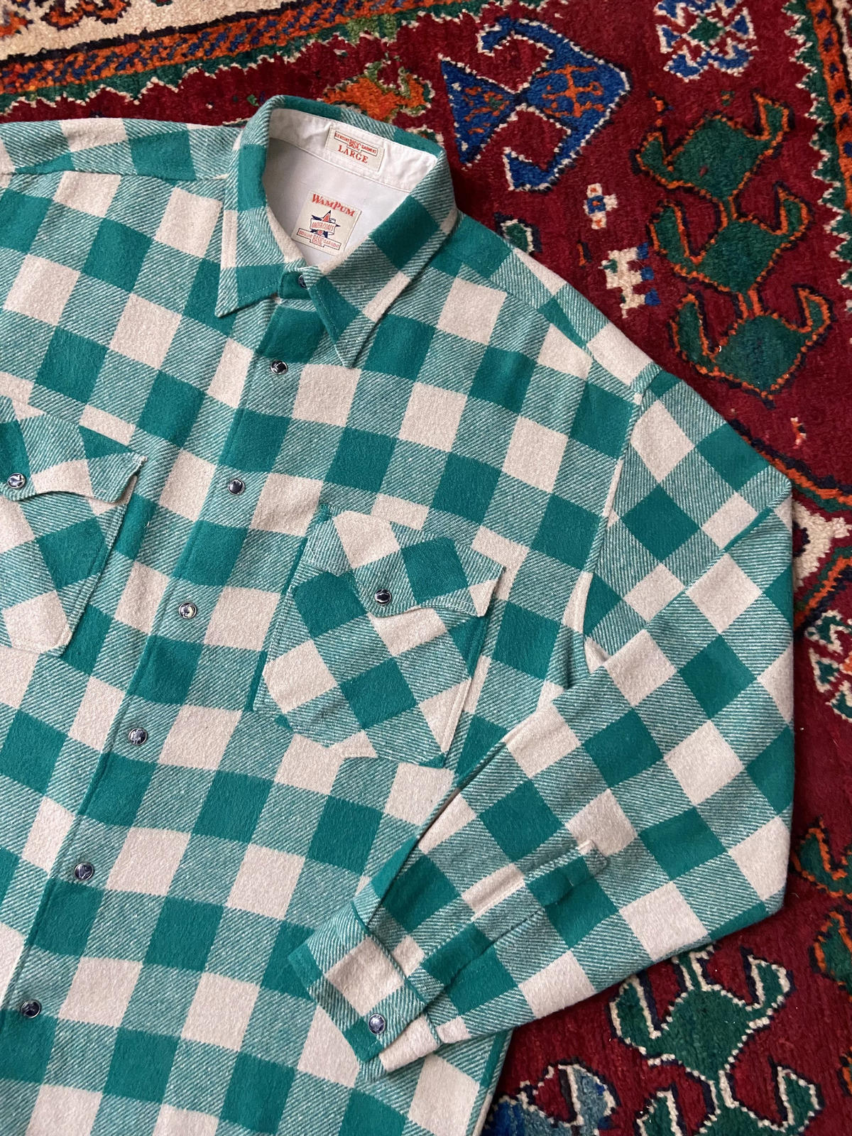 Vintage 90s Western Fleece Shirt