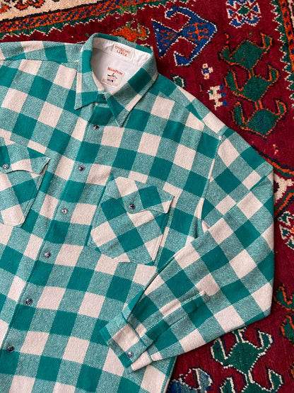 Vintage 90s Western Fleece Shirt