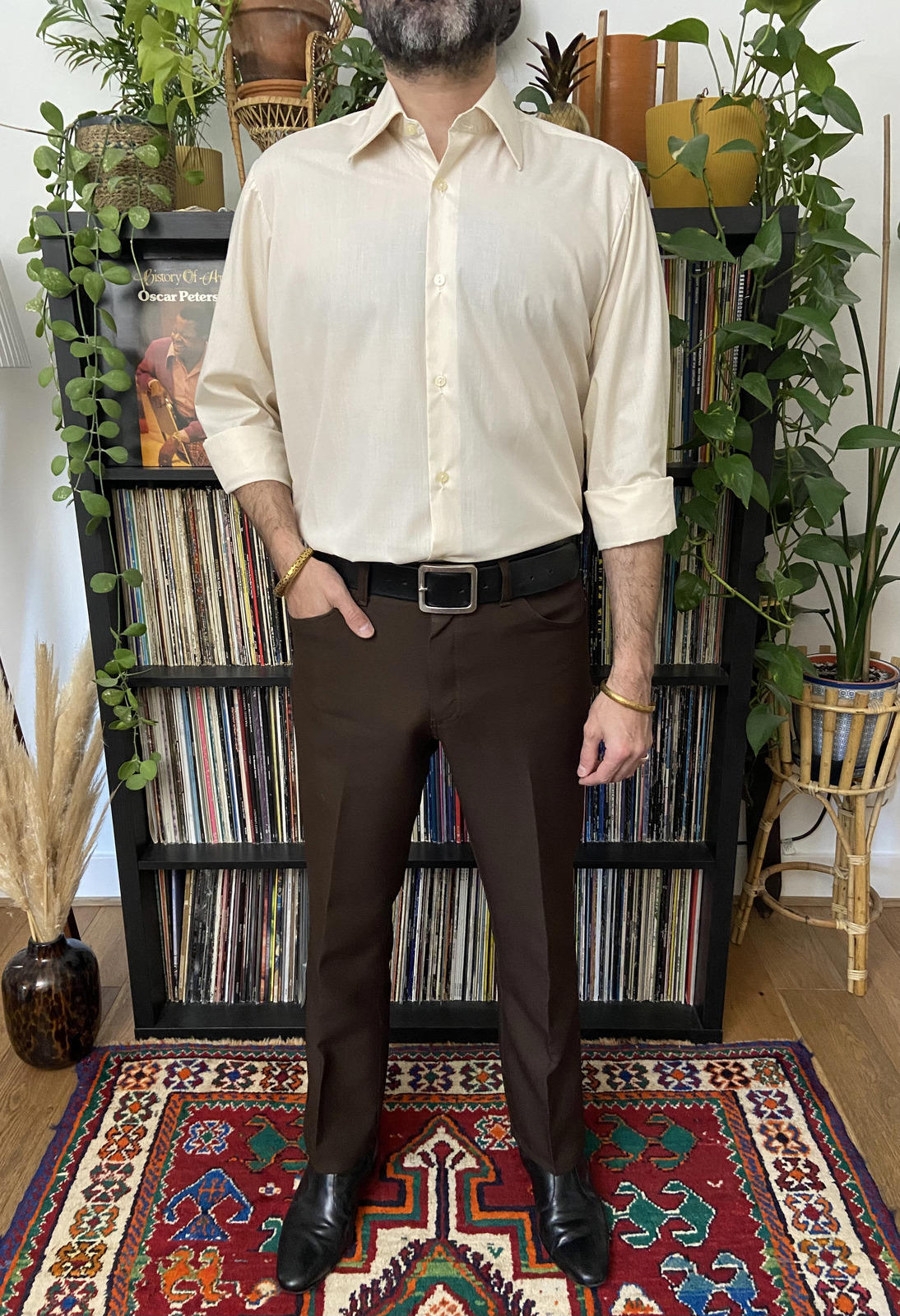 Vintage 1970s St Michael Dress Shirt