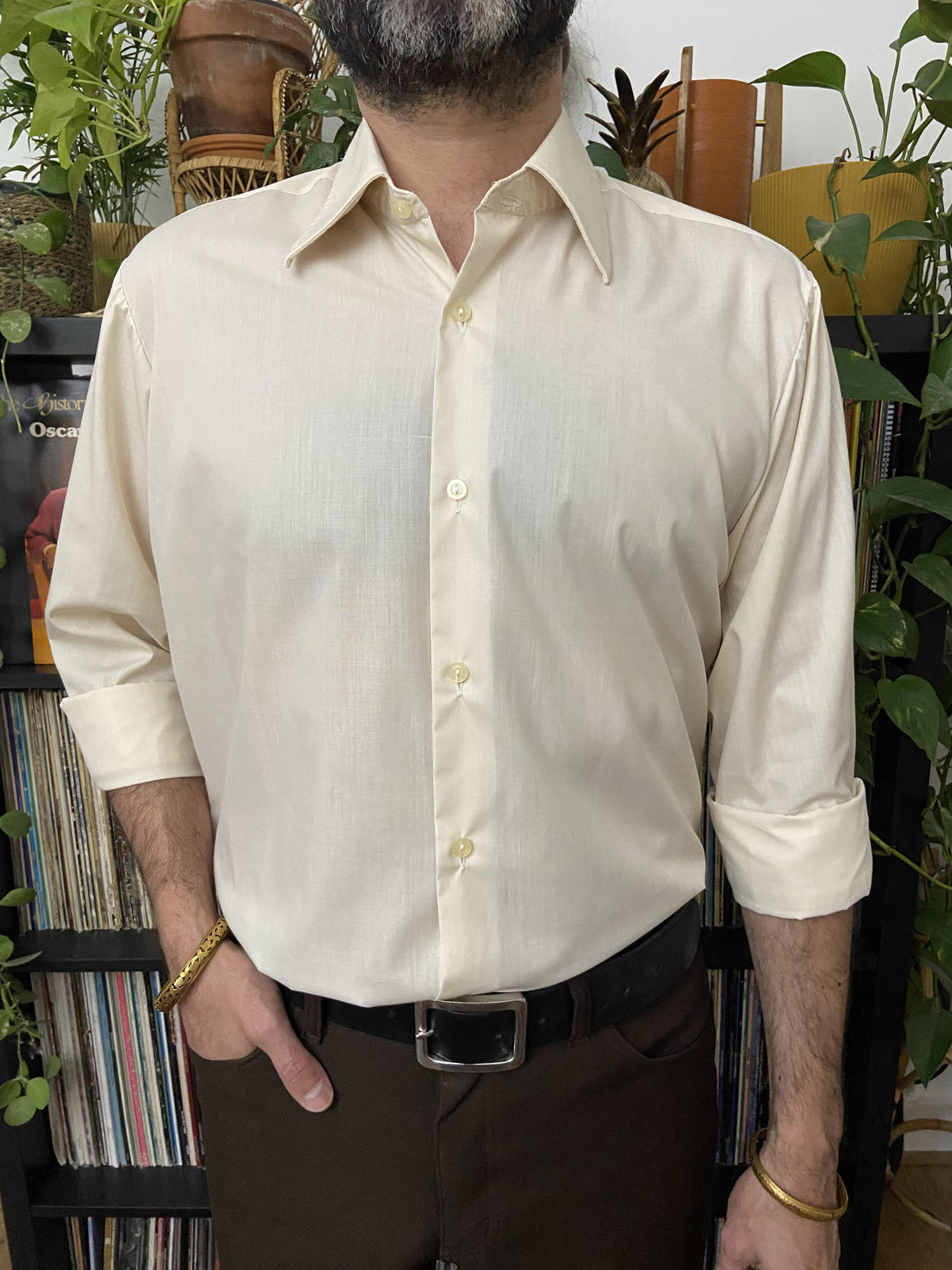Vintage 1970s St Michael Dress Shirt