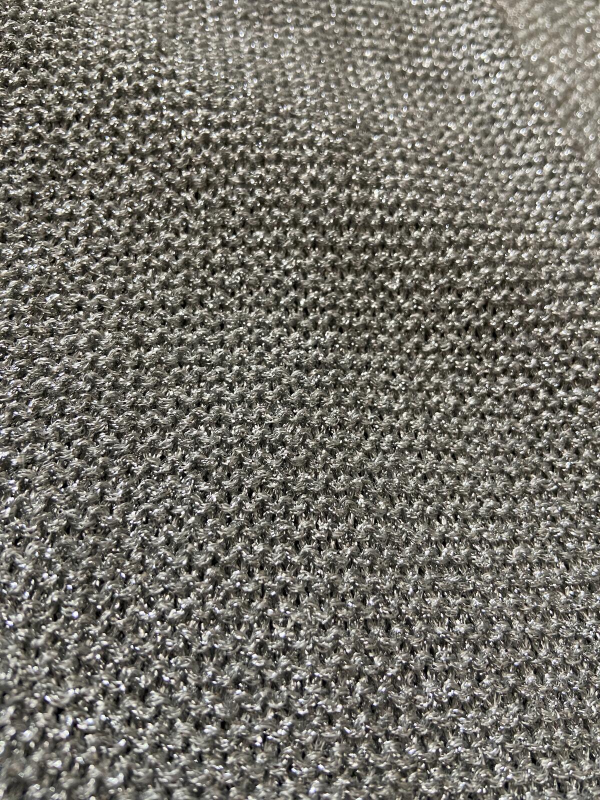 Vintage 1970s Black Silver Disco Jumper