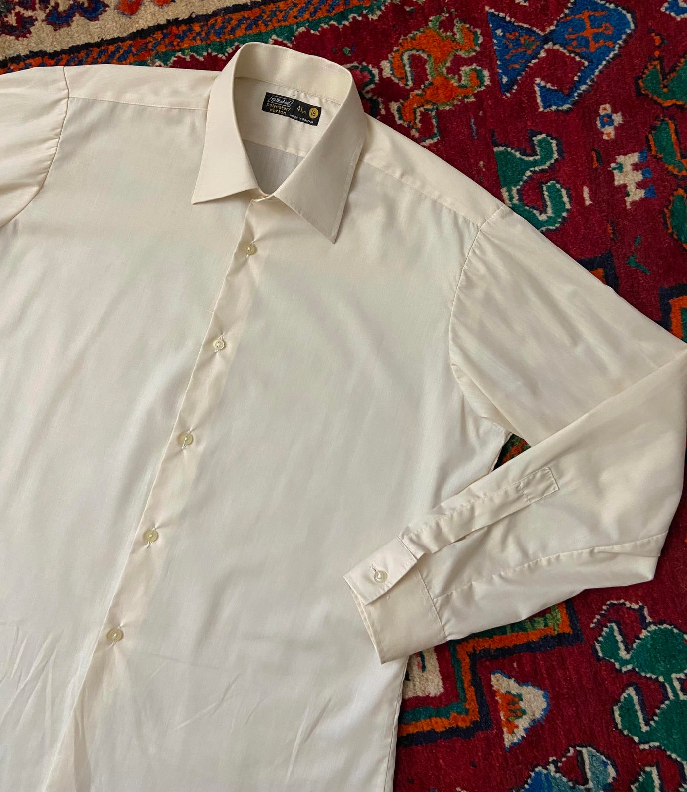 Vintage 1970s St Michael Dress Shirt