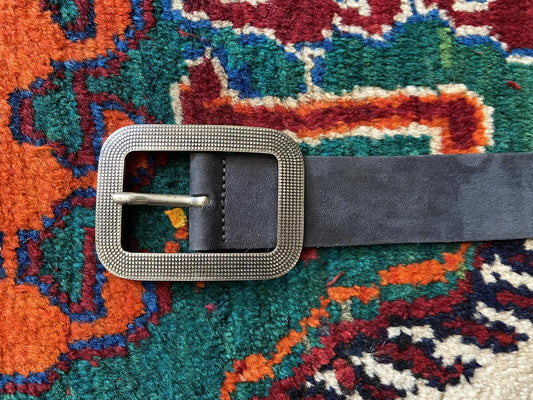 Vintage Grey Suede Vanzetti Belt