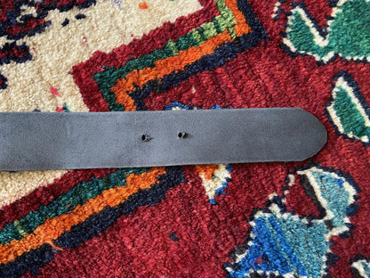 Vintage Grey Suede Vanzetti Belt