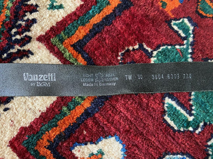Vintage Grey Suede Vanzetti Belt