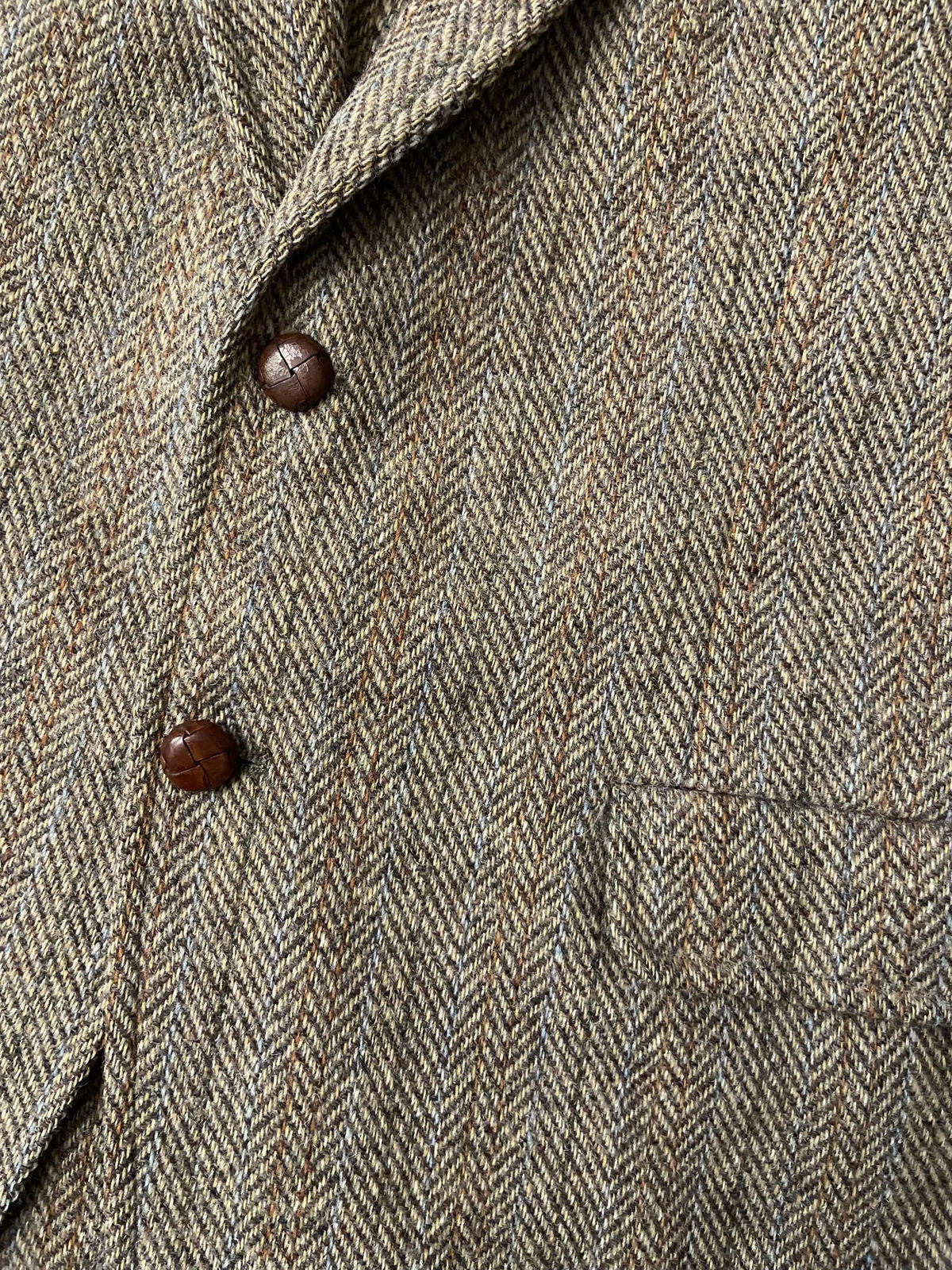 Vintage 1970s Harris Tweed Blazer Jacket