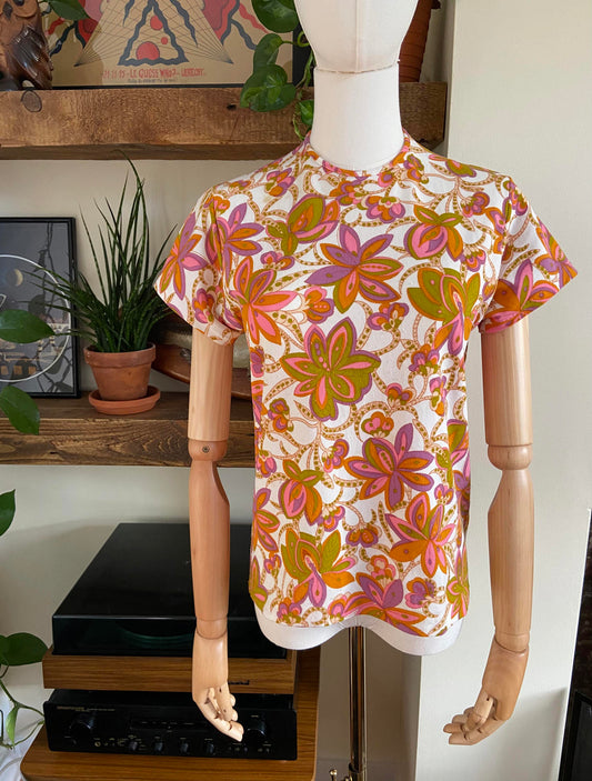 Vintage 1960s Psychedelic Top