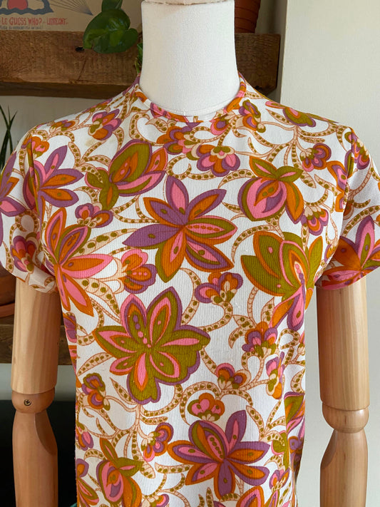 Vintage 1960s Psychedelic Top