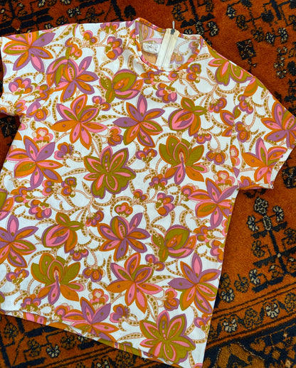 Vintage 1960s Psychedelic Top