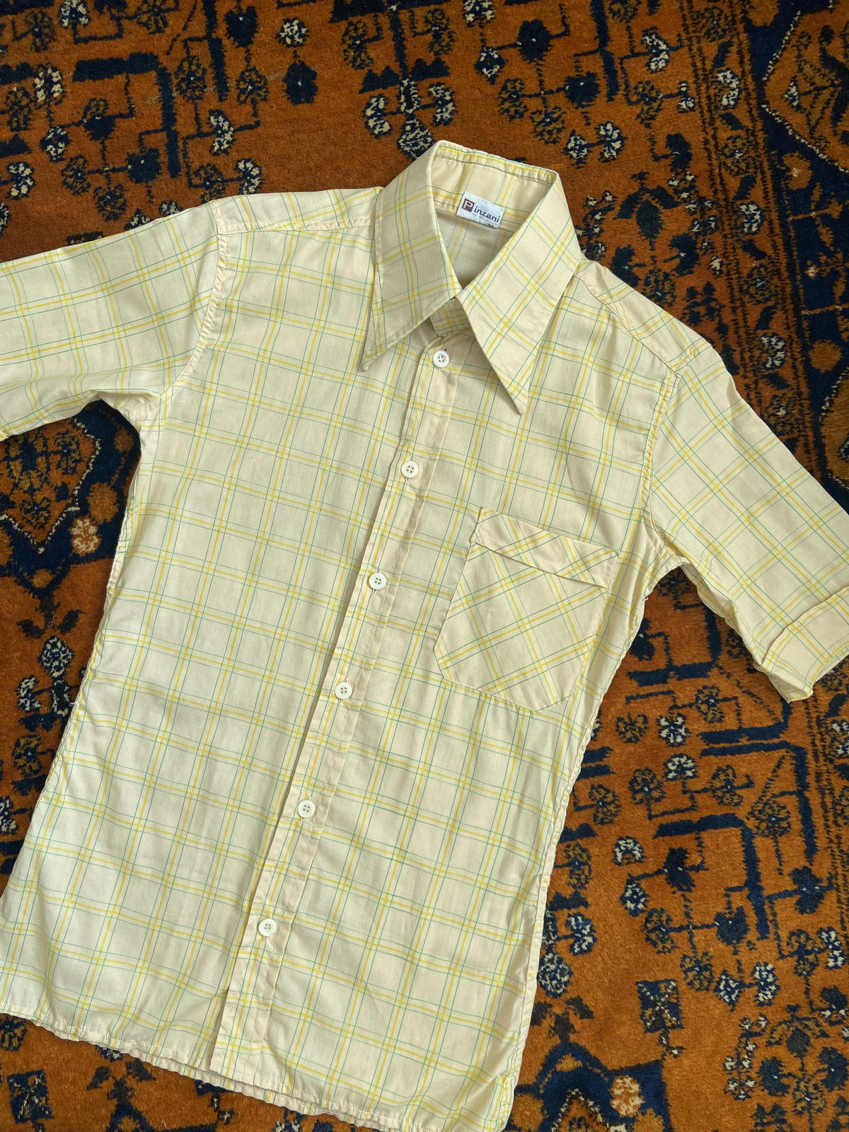 Vintage 1970s XS Short Sleeved Shirt