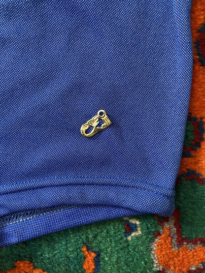 Vintage 1970s Blue Belted Swim Shorts
