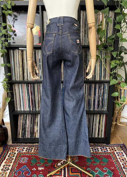 Vintage 1970s Roy Rogers Deadstock Bell Bottom Jeans W26