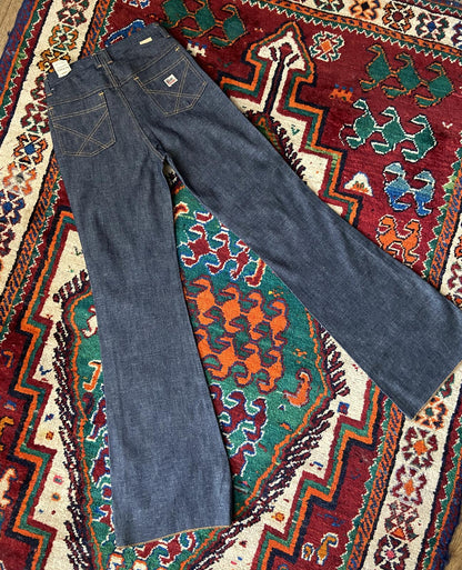 Vintage 1970s Roy Rogers Deadstock Bell Bottom Jeans W26