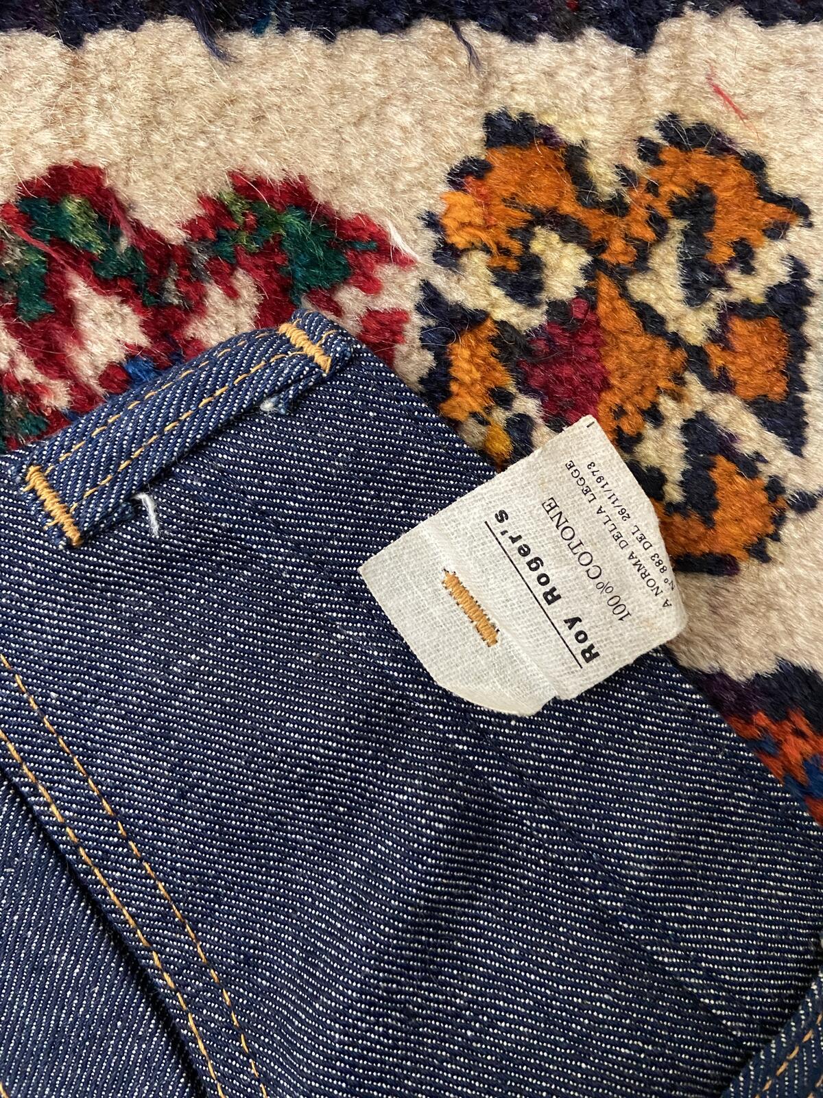 Vintage 1970s Roy Rogers Deadstock Bell Bottom Jeans W26
